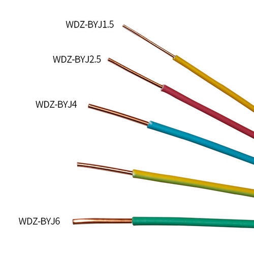 WDZ-BYJ電線(xiàn)6平方銅線(xiàn)價(jià)格 低煙無(wú)鹵阻燃電線(xiàn) 家裝電線(xiàn)
